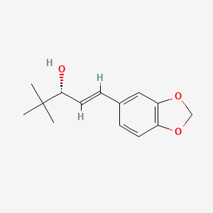 molecular formula C14H18O3 B592742 (+)-斯替里戊醇 CAS No. 144017-65-2
