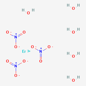 molecular formula ErH10N3O14 B592744 硝酸铒(III)五水合物 CAS No. 10031-51-3