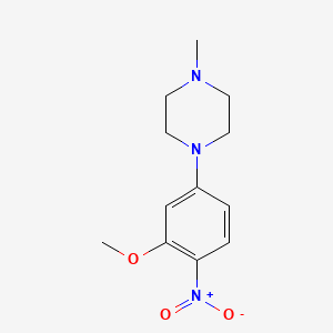 1-(3-Methoxy-4-nitrophenyl)-4-methylpiperazine