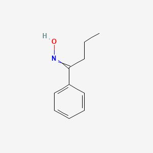 molecular formula C10H13NO B592794 N-(1-Phenylbutylidene)hydroxylamine CAS No. 1956-46-3