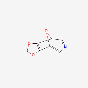 molecular formula C7H5NO3 B592805 2H,4H-4,8-Epoxy[1,3]dioxolo[4,5-d]azepine CAS No. 132542-11-1