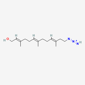 molecular formula C15H25N3O B592806 Farnesyl Alcohol Azide CAS No. 851667-96-4