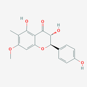 molecular formula C17H16O6 B592809 6-Methyl-7-O-methylaromadendrin CAS No. 852385-13-8