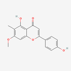 molecular formula C17H14O5 B592812 8-Demethylsideroxylin CAS No. 80621-54-1
