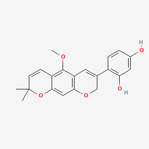 molecular formula C21H20O5 B592820 新劳弗烯 CAS No. 53734-75-1