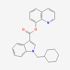 molecular formula C25H24N2O2 B592823 Quchic CAS No. 1400742-42-8