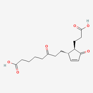 molecular formula C16H22O6 B592825 tetranor-PGAM CAS No. 52510-53-9