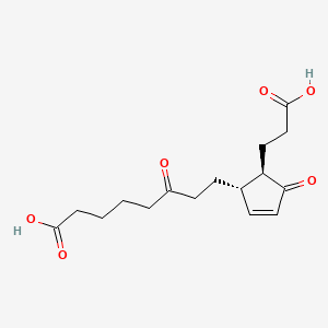 molecular formula C16H22O6 B592825 tetranor-PGAM 