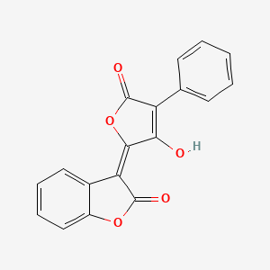 molecular formula C18H10O5 B592830 Calycin CAS No. 10091-92-6