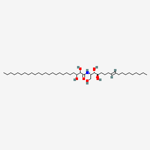 molecular formula C42H83NO6 B592834 3/'-Hydroxygynuramide II CAS No. 1401093-57-9
