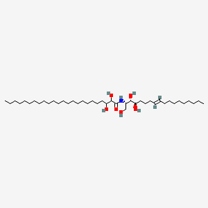 molecular formula C42H83NO6 B592834 3’-Hydroxygynuramide II CAS No. 1401093-57-9