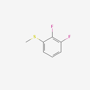 molecular formula C7H6F2S B592835 2,3-Difluorothioanisole CAS No. 130922-38-2