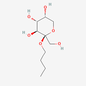 molecular formula C10H20O6 B592836 n-butil-beta-D-fructopiranósido CAS No. 67884-27-9