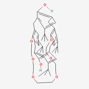 molecular formula C44H56O6 B592838 4-TERT-BUTYL-CALIX[4]ARENE-CROWN-6-COMPLEX CAS No. 129518-51-0