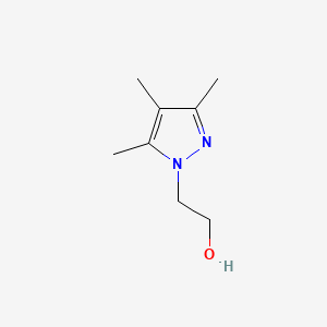 molecular formula C8H14N2O B592844 2-(3,4,5-三甲基-1H-吡唑-1-基)乙醇 CAS No. 127223-53-4