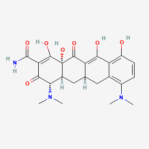 molecular formula C23H27N3O7 B592863 Minocycline CAS No. 10118-90-8