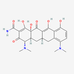 molecular formula C23H27N3O7 B592863 Minociclina CAS No. 10118-90-8