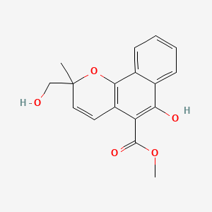 molecular formula C17H16O5 B592881 诺内霉素 A CAS No. 1357351-29-1