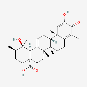 molecular formula C29H40O5 B592883 苦楝内酯 A CAS No. 1401618-51-6