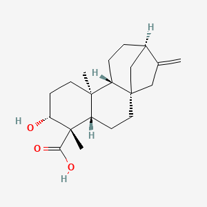 molecular formula C20H30O3 B592897 ent-3beta-Hydroxykaur-16-en-19-oic acid CAS No. 66556-91-0
