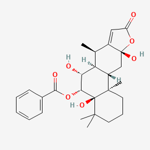 molecular formula C27H34O7 B592905 12-demethylneocaesalpin F CAS No. 1228964-10-0