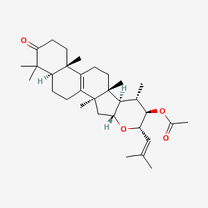 molecular formula C32H48O4 B592907 Echinodone CAS No. 10178-41-3