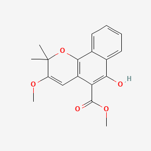 molecular formula C18H18O5 B592909 3-Methoxymollugin CAS No. 154706-44-2