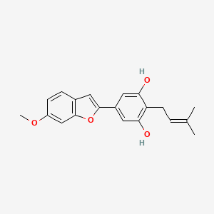 molecular formula C20H20O4 B592932 桑根呋喃 B CAS No. 1017277-40-5