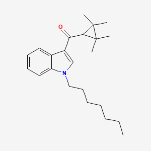 molecular formula C23H33NO B592943 Heptyl-UR-144 CAS No. 1616469-06-7