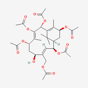 molecular formula C32H44O13 B592957 Taxachitriene A CAS No. 167906-74-3