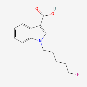 molecular formula C14H16FNO2 B592977 1-(5-氟戊基)-1H-吲哚-3-羧酸 CAS No. 1432794-98-3