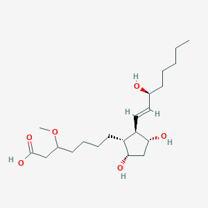 molecular formula C21H38O6 B592988 3-methoxy Prostaglandin F1alpha CAS No. 54432-43-8