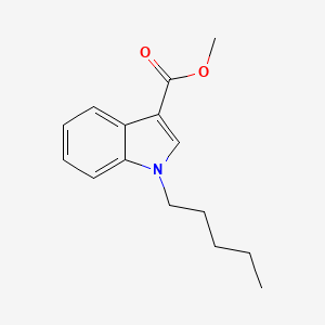 molecular formula C15H19NO2 B593000 Methyl 1-pentyl-1H-indole-3-carboxylate CAS No. 1338925-20-4