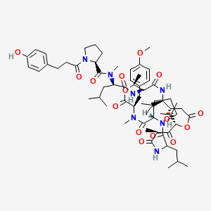 molecular formula C62H91N7O15 B593012 Hpp-nordidemnin CAS No. 130406-05-2