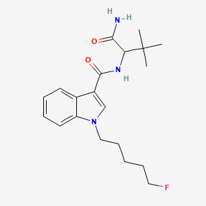 molecular formula C20H28FN3O2 B593015 N-(1-Amino-3,3-dimethyl-1-oxobutan-2-yl)-1-(5-fluoropentan-1-yl)-1H-indole-3-carboxamide CAS No. 1863065-82-0