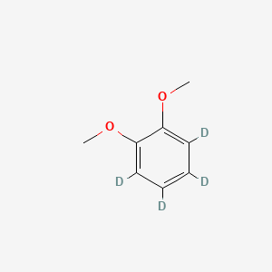 molecular formula C8H10O2 B593016 1,2-Dimethoxybenzene-3,4,5,6-D4 CAS No. 126840-15-1