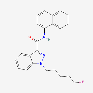 molecular formula C23H22FN3O B593022 5-氟-MN-18 CAS No. 1445581-91-8
