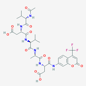 molecular formula C33H41F3N6O12 B593035 Ac-VDVAD-AFC CAS No. 210344-94-8