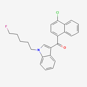 molecular formula C24H21ClFNO B593042 Cl2201 CAS No. 1391486-12-6