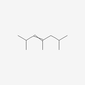molecular formula C10H20 B593080 2,4,6-三甲基庚-3-烯 CAS No. 126690-66-2