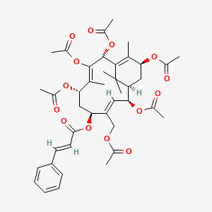molecular formula C41H50O14 B593081 Taxuspine X CAS No. 194782-02-0