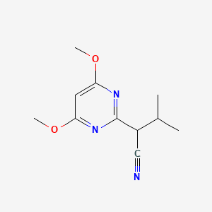 2-(4,6-Dimethoxypyrimidin-2-yl)-3-methylbutanenitrile