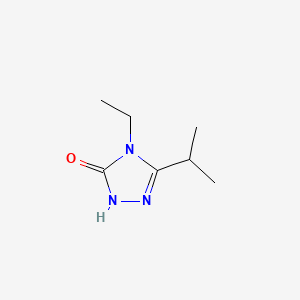 B593137 4-Ethyl-3-isopropyl-1H-1,2,4-triazol-5(4H)-one CAS No. 135301-61-0