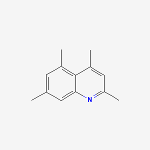 molecular formula C13H15N B593166 2,4,5,7-Tetramethylquinoline CAS No. 139719-13-4