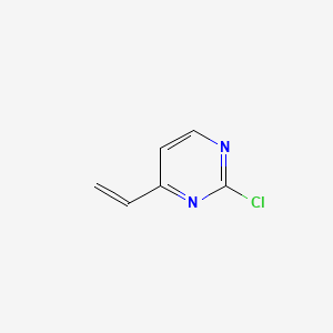 molecular formula C6H5ClN2 B593178 2-Chloro-4-ethenylpyrimidine CAS No. 131467-02-2