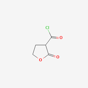 molecular formula C5H5ClO3 B593188 2-Oxooxolane-3-carbonyl chloride CAS No. 131953-21-4