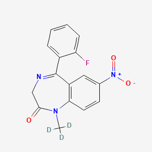 molecular formula C16H9D3FN3O3 B593199 Flunitrazepam-d3 CAS No. 219533-64-9
