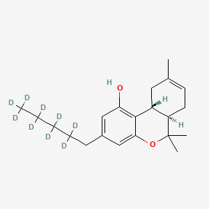 molecular formula C21H30O2 B593202 Delta8-THC-d9 