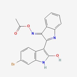 molecular formula C18H12BrN3O3 B593203 GSK-3 Inhibitor X CAS No. 740841-15-0