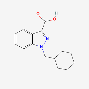 molecular formula C15H18N2O2 B593212 Ab-chminaca 代谢物 M4 CAS No. 1271630-11-5